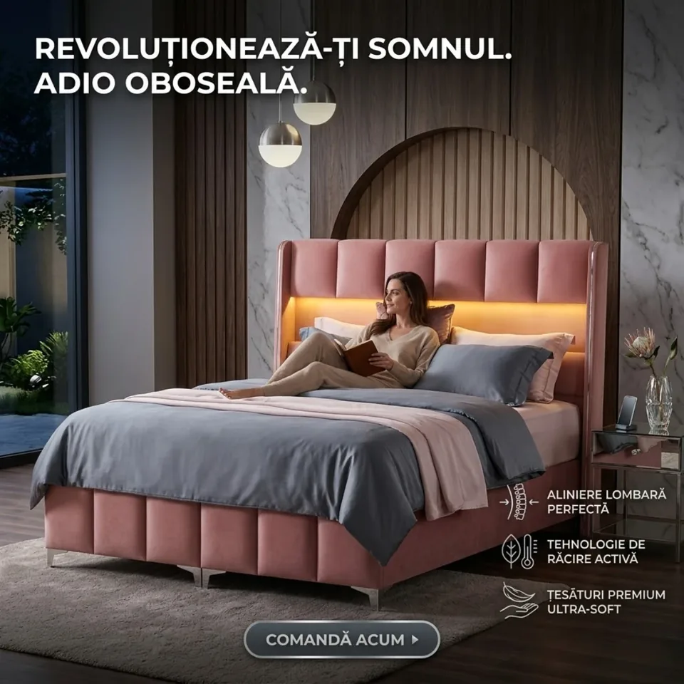 Reclamă pentru mobilier de dormitor